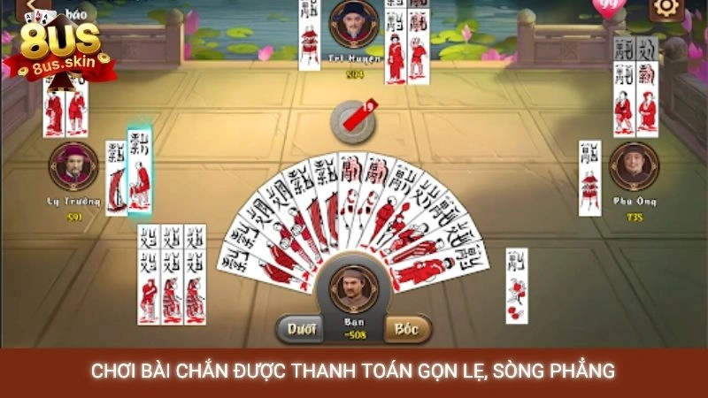Bài chắn online - Hướng dẫn chi tiết cho tân thủ 8US 3 Chơi bài chắn được thanh toán gọn lẹ, sòng phẳng
