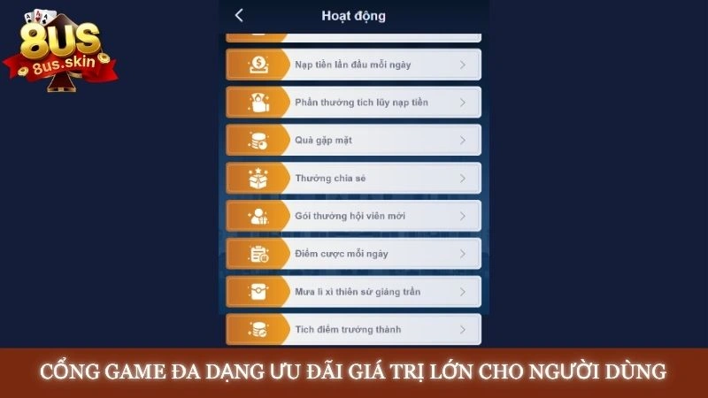 Cổng game đa dạng ưu đãi giá trị lớn cho người dùng Cổng game đa dạng ưu đãi giá trị lớn cho người dùng